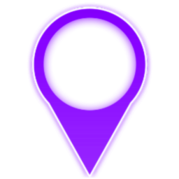 purple fixed position marker