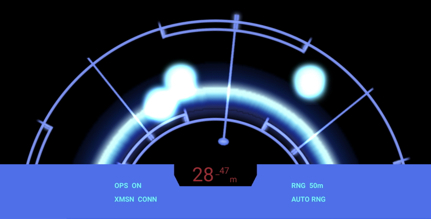 Motion Tracker screen