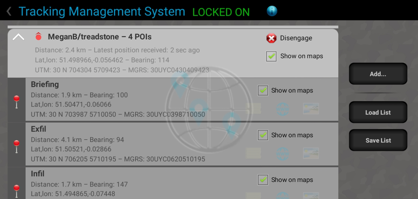 Tracking Management System